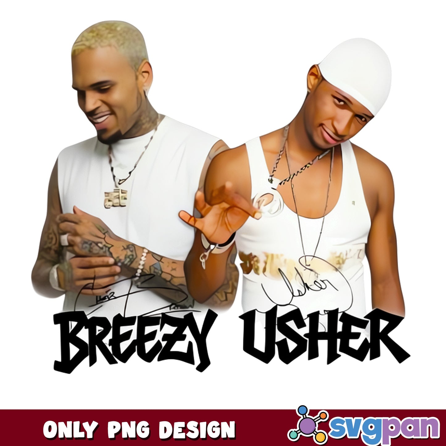 Breezy And Usher PNG, Chris Brown Usher PNG, Rap Music PNG
