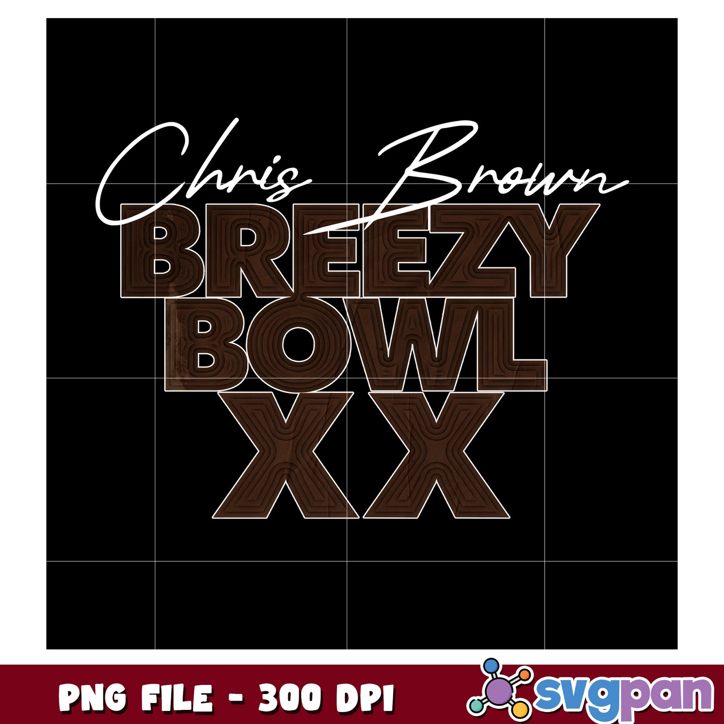 Breezy bowl xx logo png, christ brown tour png, pop music png