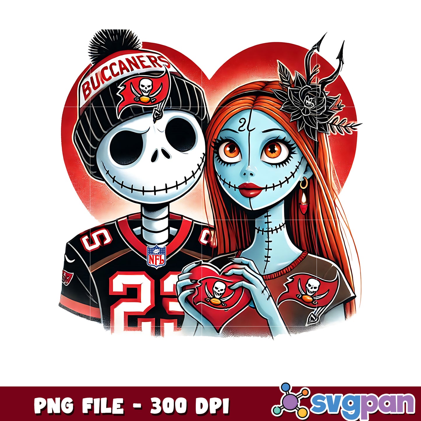 Buccaneers jack and sally png, nfl bracket png, nfl combine png