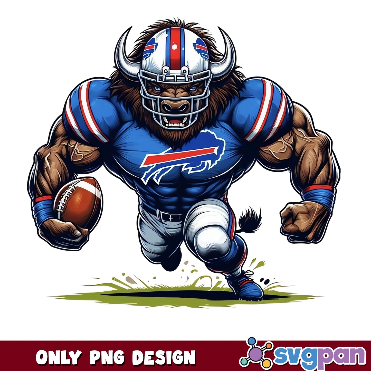 Buffalo Bills Mascot PNG, Football Mascot PNG, Bills Fan PNG