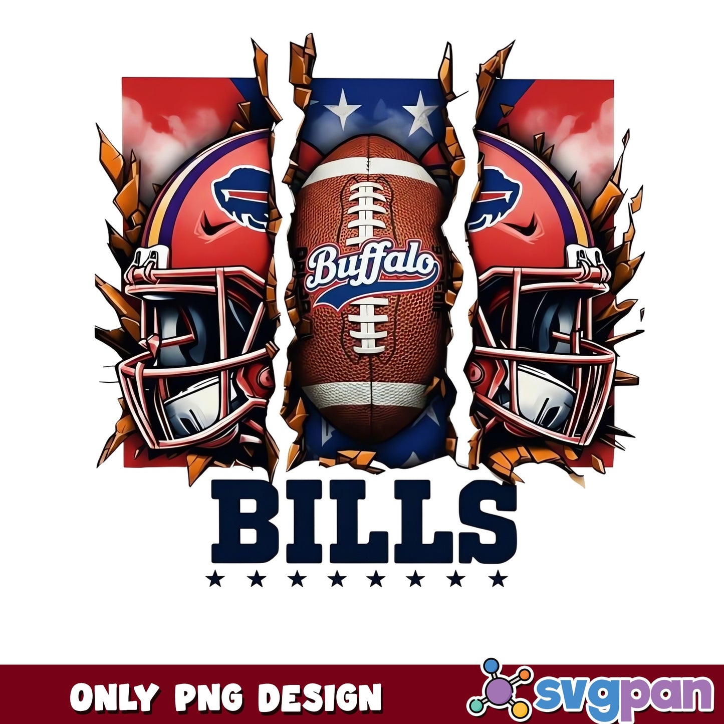 Buffalo Bills PNG, NFL Football Team Design, Bills PNG