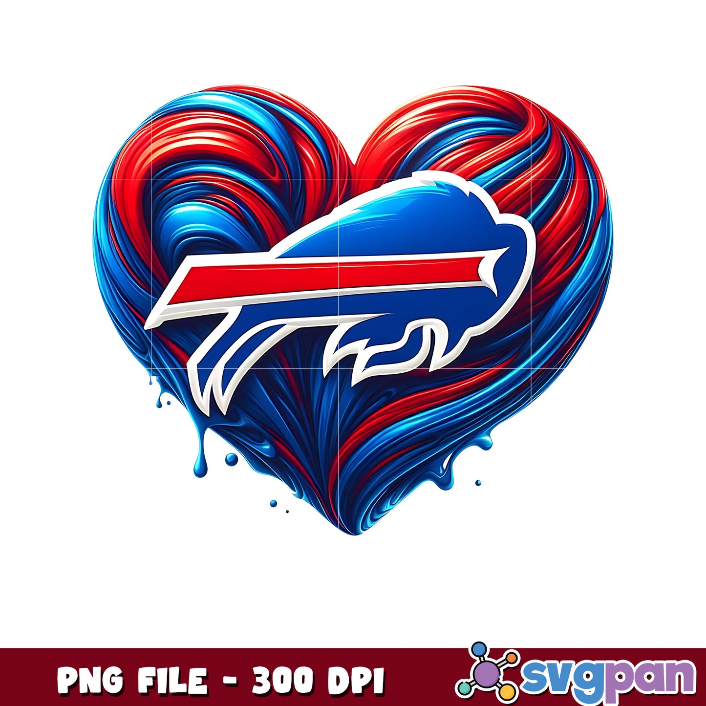 Buffalo bills heart png, nfl reddit png, nfl network png