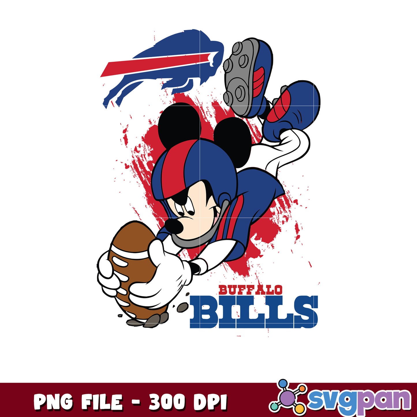 Buffalo bills mickey mouse design png, nfl games today, rugby american png