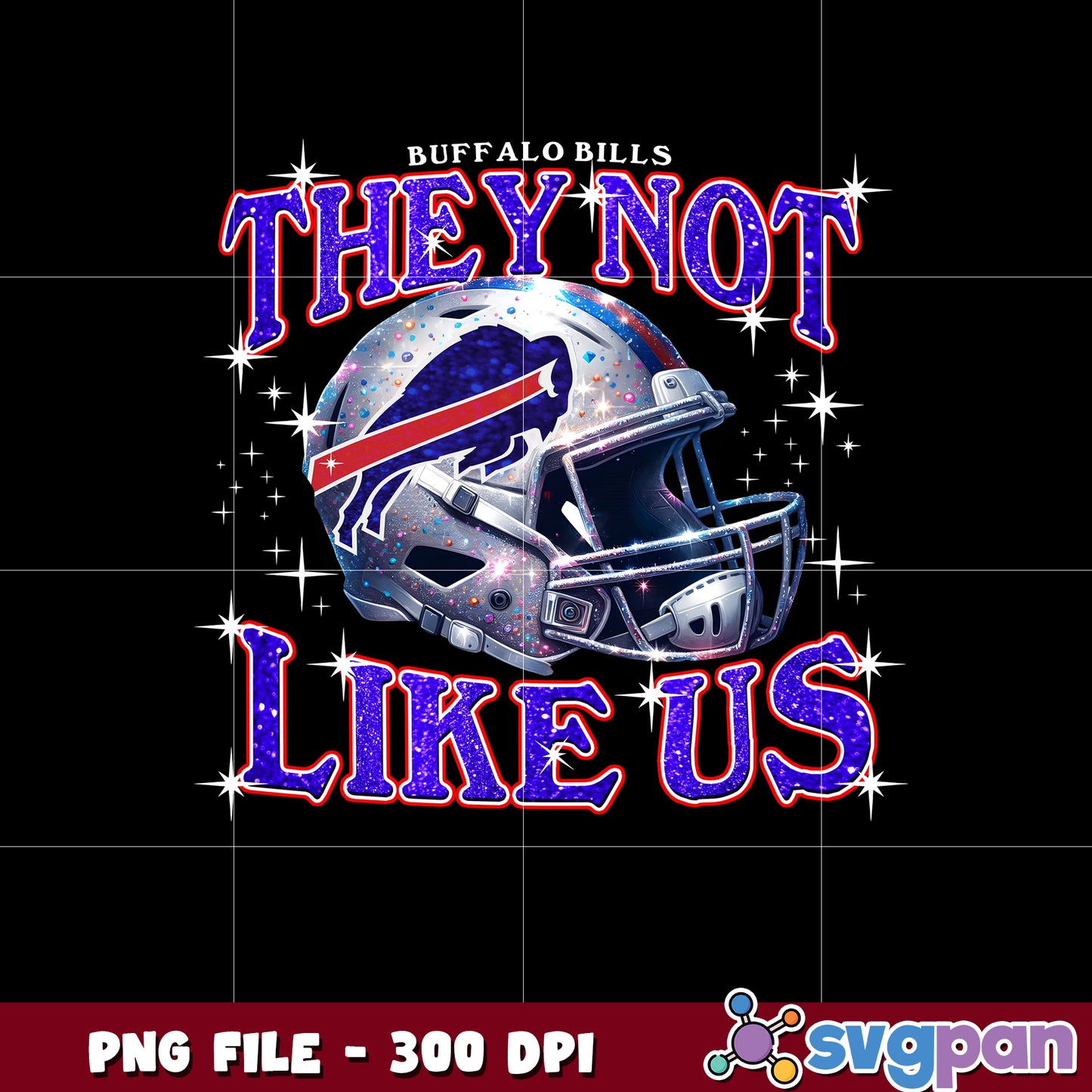 Buffalo bills they not like us helmet design png, american rugby png, nfl teams png