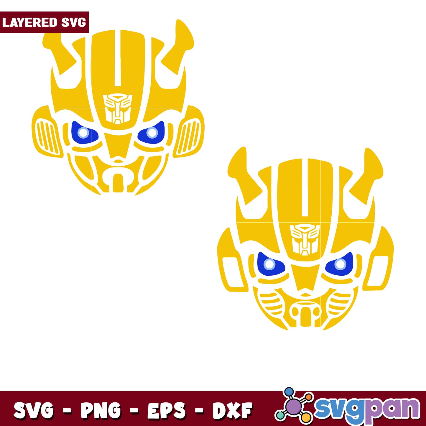 Bumblebee SVG Bundle Layered PNG, EPS, DXF