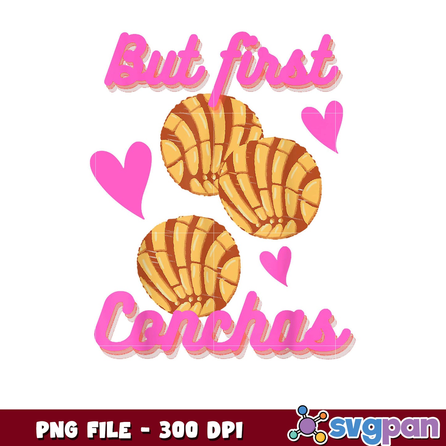 But first, enjoy these sweet conchas design PNG