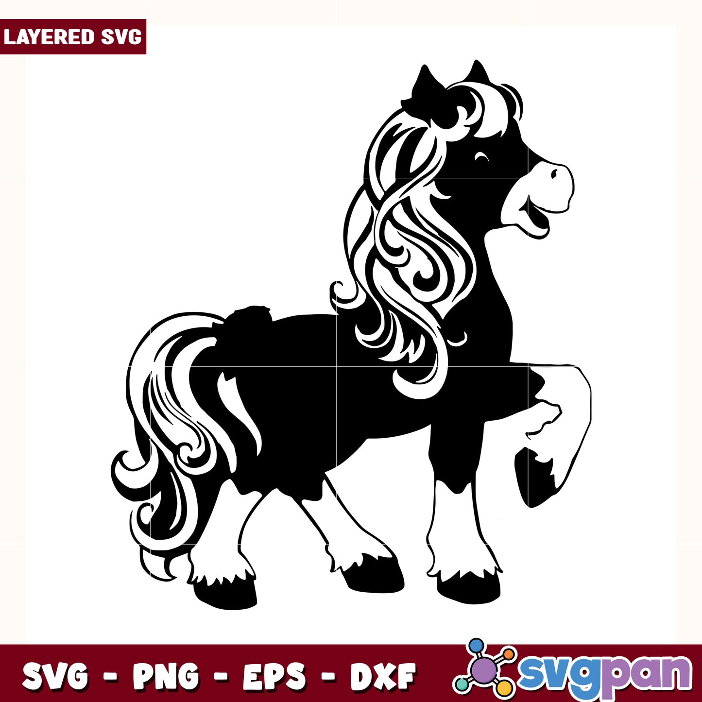 Butter cup horse svg, my little pony svg, cute horse svg