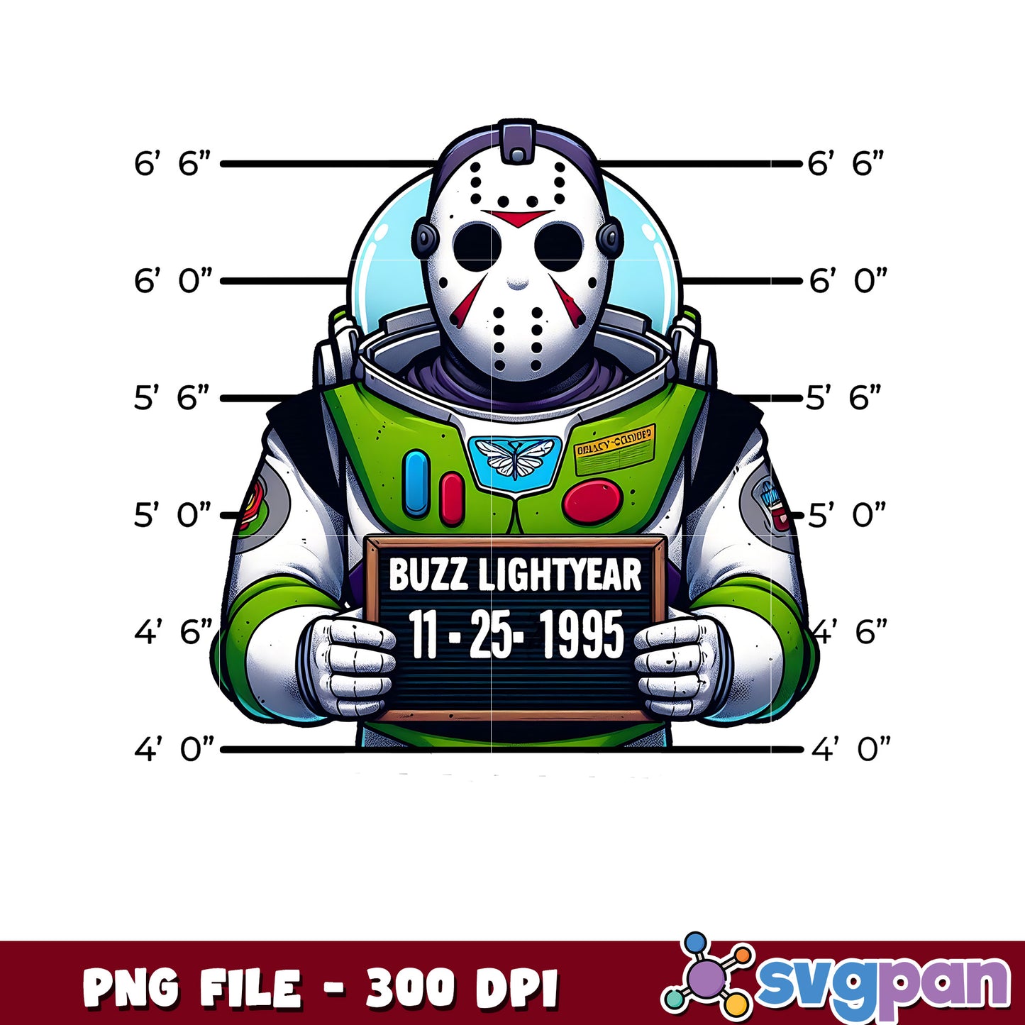 Buzz voorhees png, spooky season png, halloween cartoons png