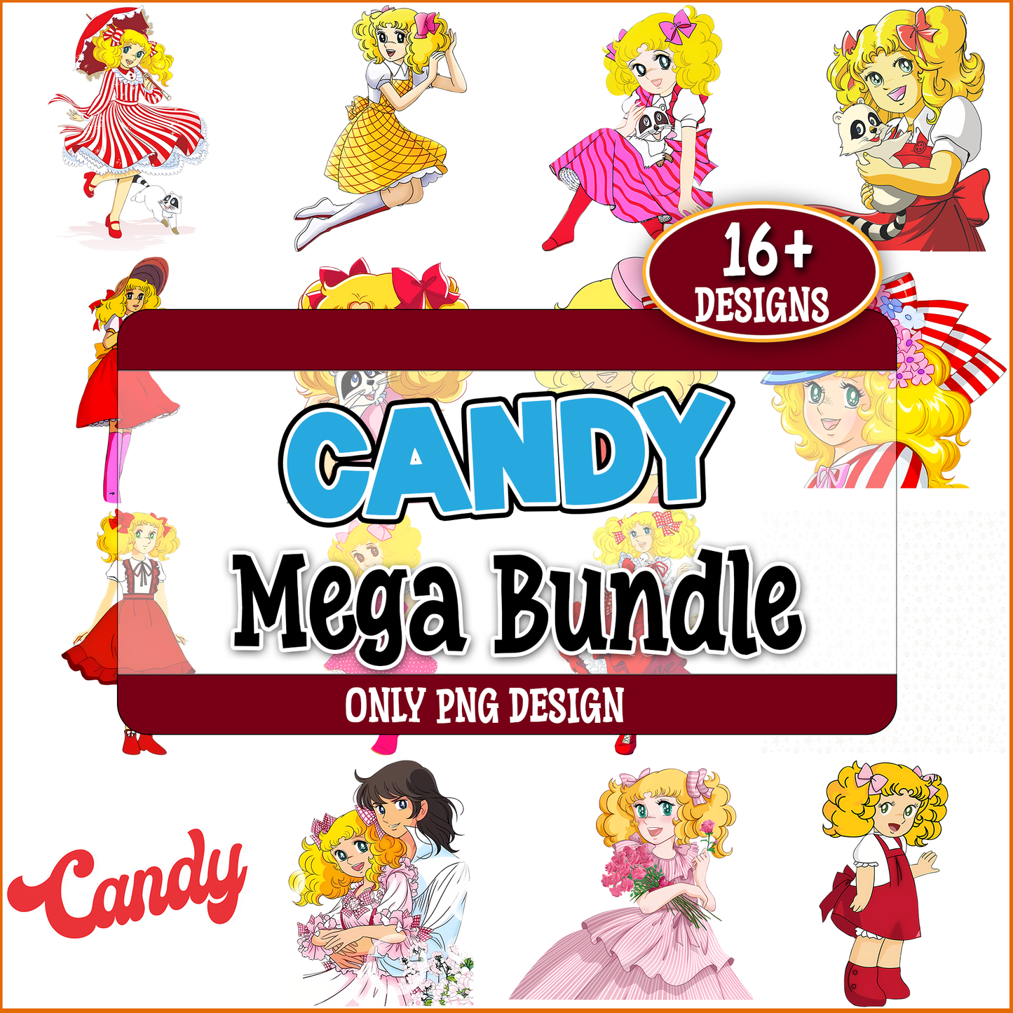 Candy anime png bundle