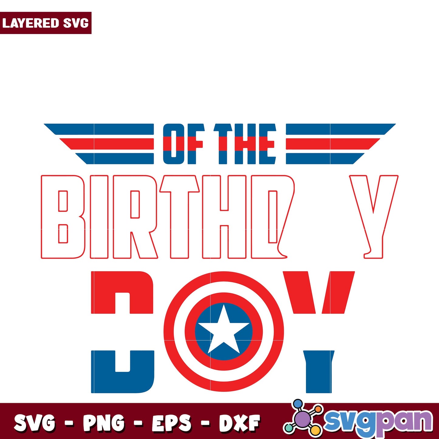 Captain America Brother of the birthday boy svg, marvel characters svg, digital download (1)