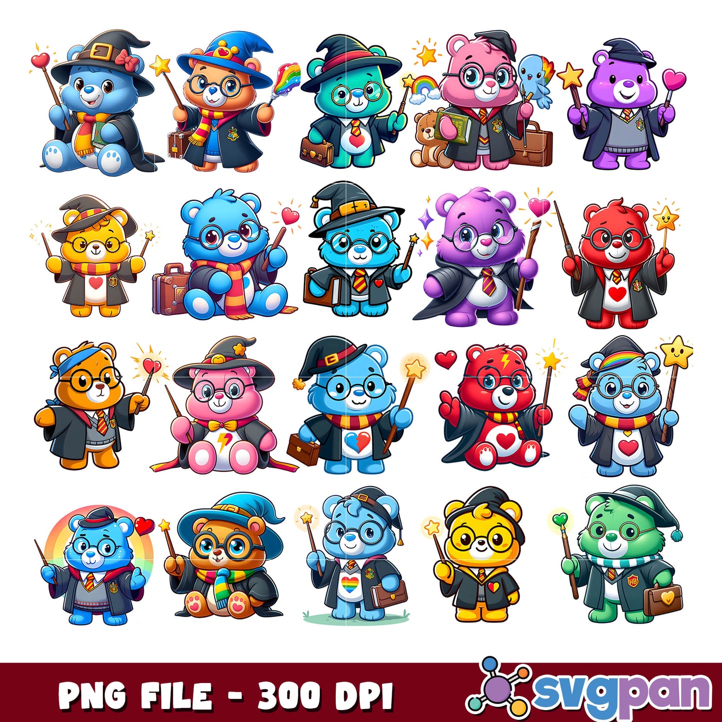 Care Bear Harry Potter PNG 20+