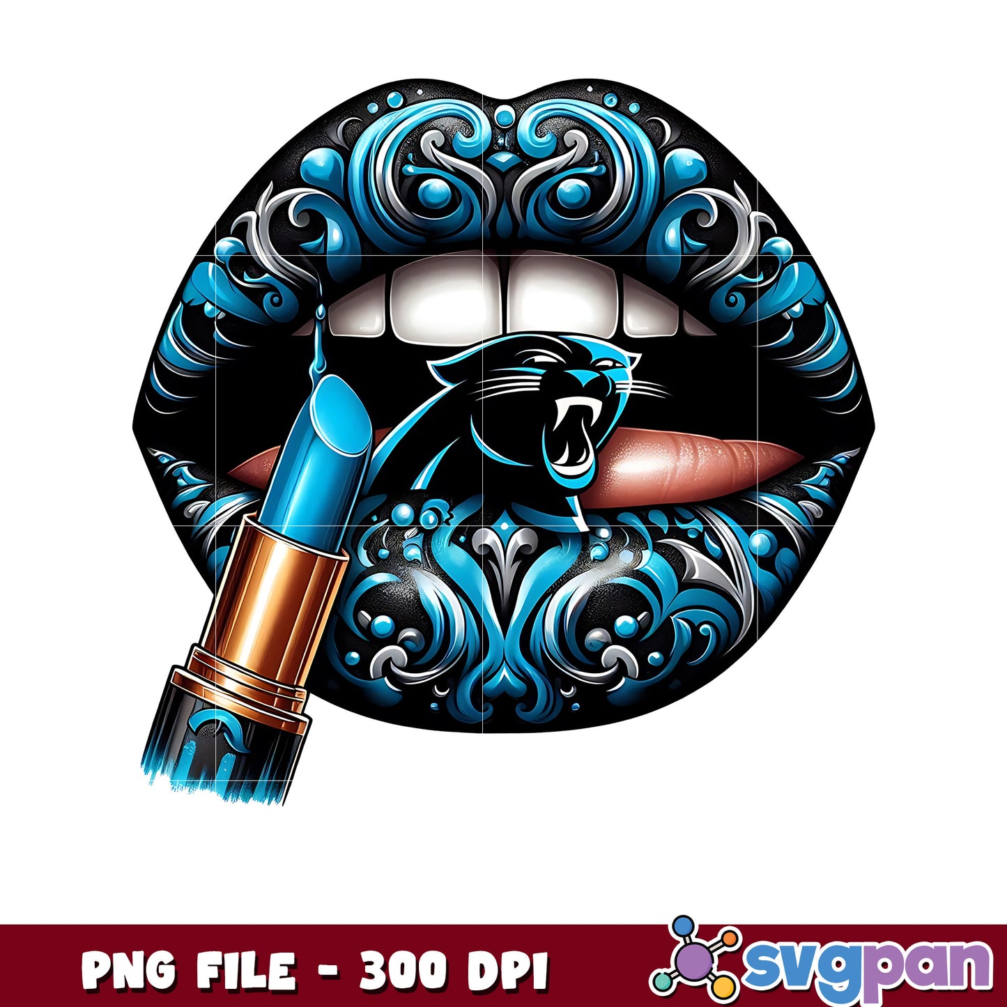 Carolina panthers lips png, nfl players png, nfl playoffs png