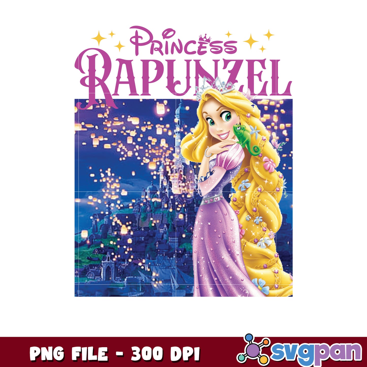 Charming Princess Rapunzel PNG for Kids Decor and Crafts