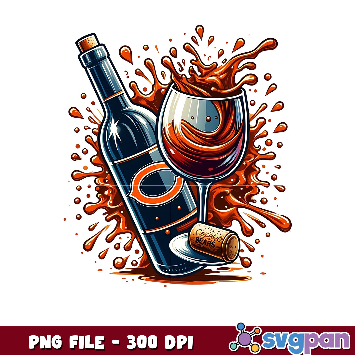 Chicago bears wine png, nfl scores today png, nfl games today png