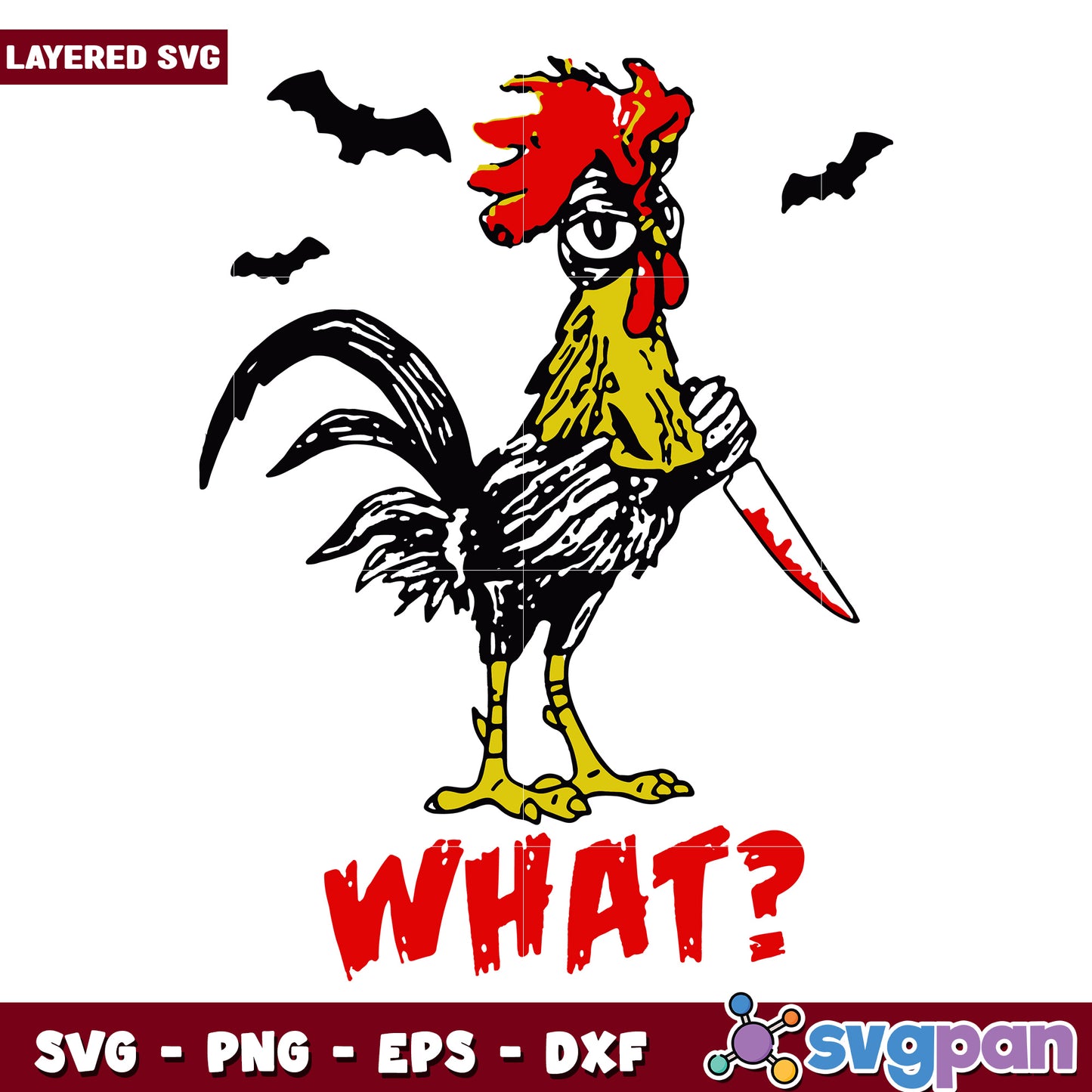 Chicken mashup michael myers svg, halloween horror nights svg, spooky halloween svg