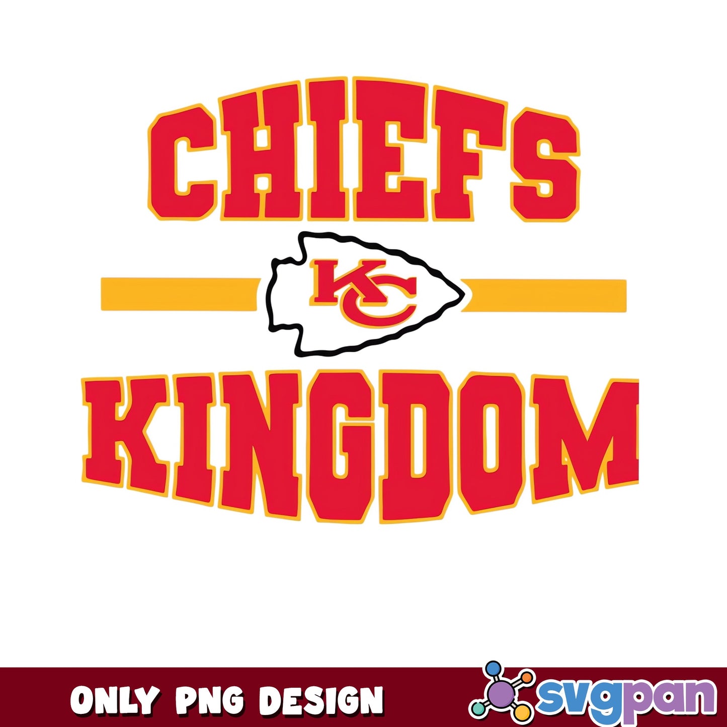 Chiefs Kingdom PNG, Kansas City Chiefs PNG, Football Fan PNG