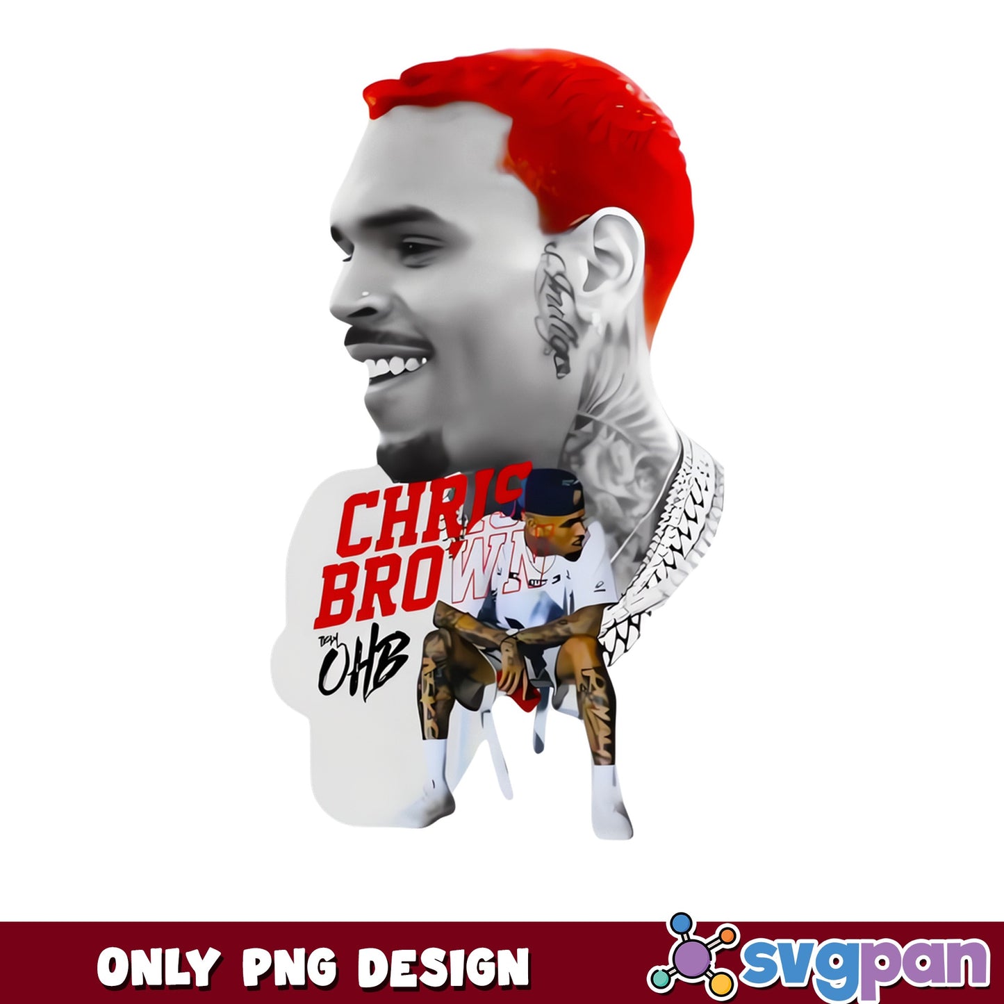 Chris Brown OHB Rapper PNG, Music Artist PNG, Breezy PNG