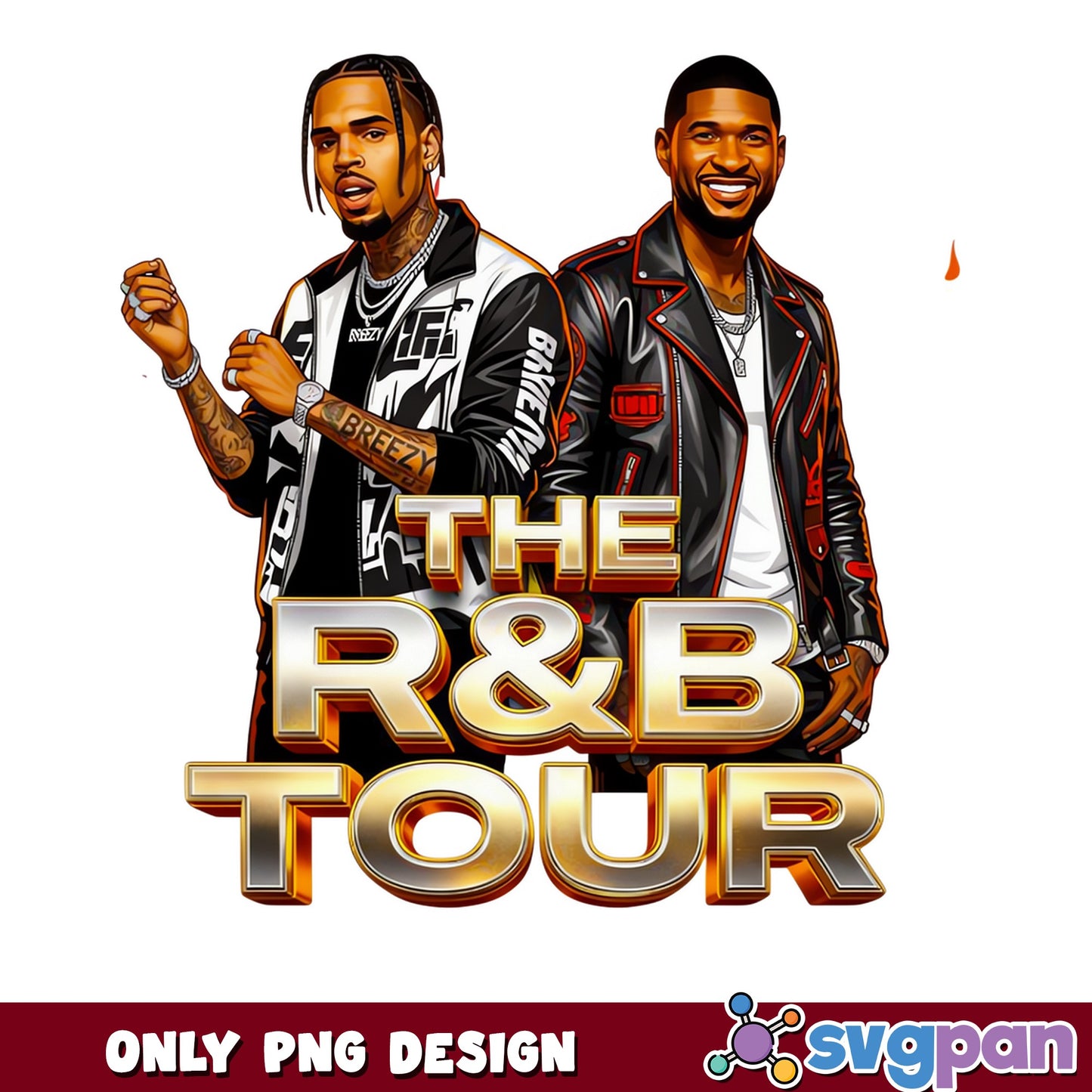 Chris Brown Usher The RnB Tour PNG, Breezy PNG, Music Tour PNG