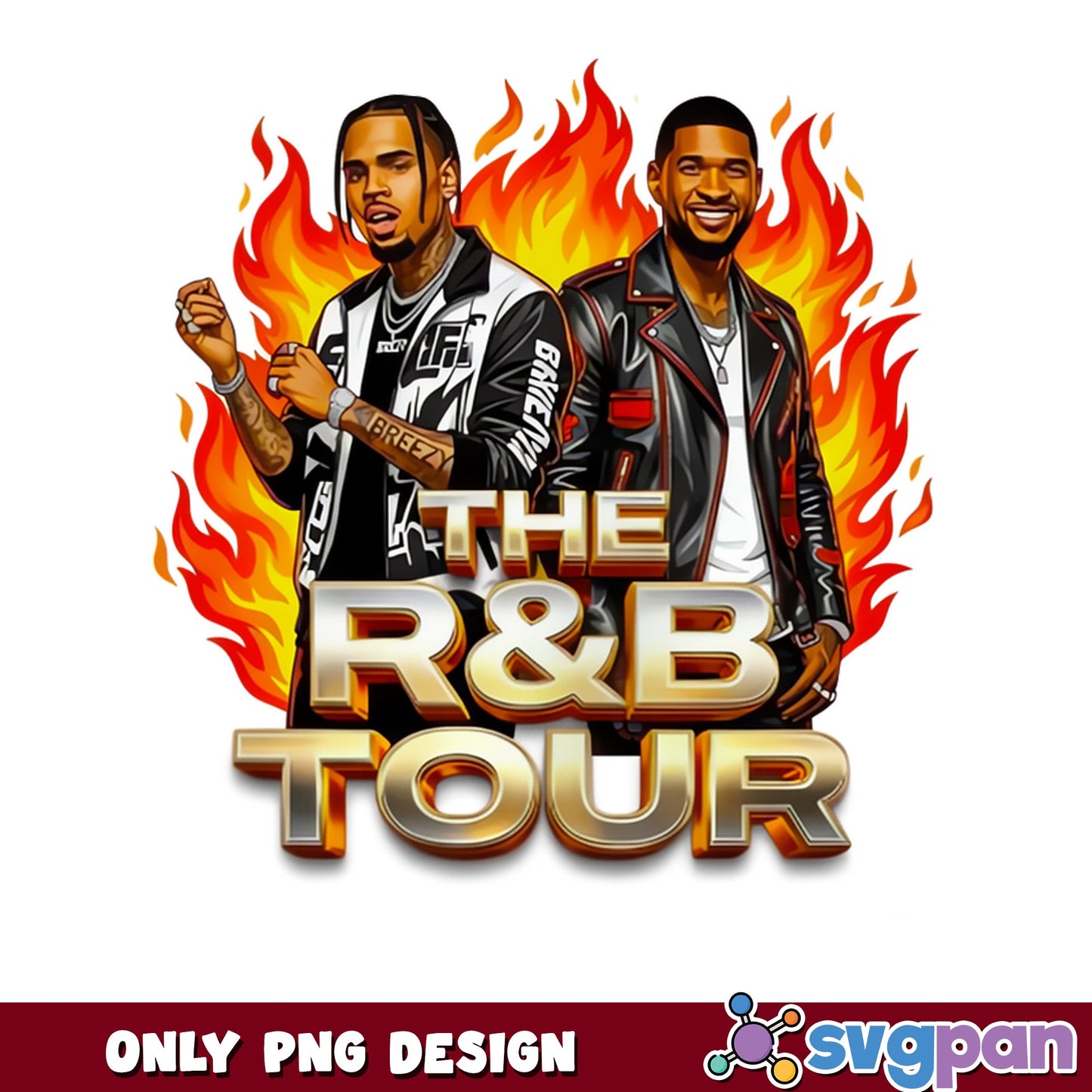 Chris Brown Usher The RnB Tour PNG, RnB Tour PNG, Concert PNG