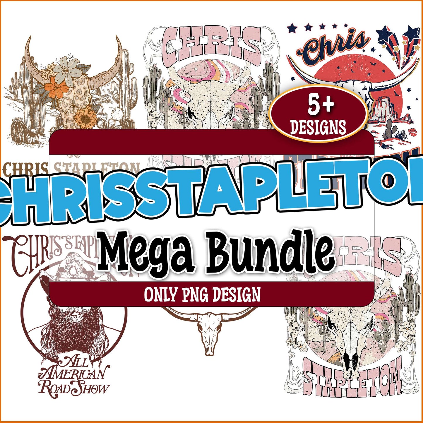Chris stapleton logos png bundle