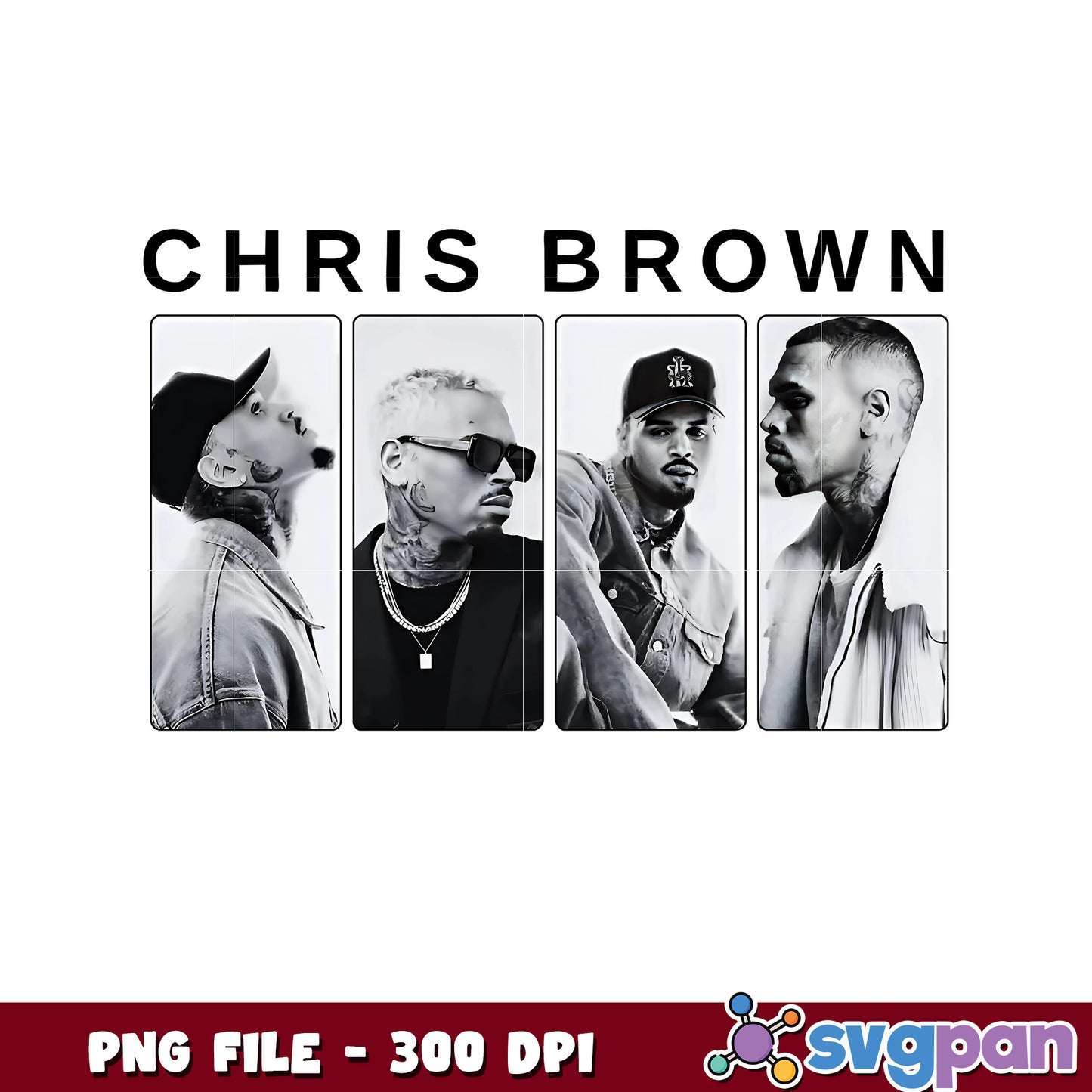 Christ brown artist design png, christ brown tour png, pop music png