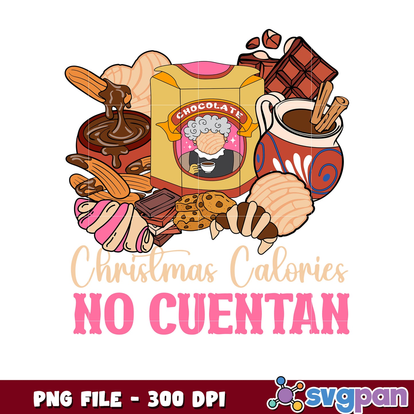 Christmas calories png, christmas movies png, christmas vacation png