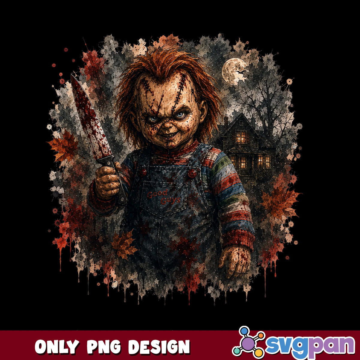 Chucky Good Guys Horror Doll PNG, Halloween PNG, Horror PNG
