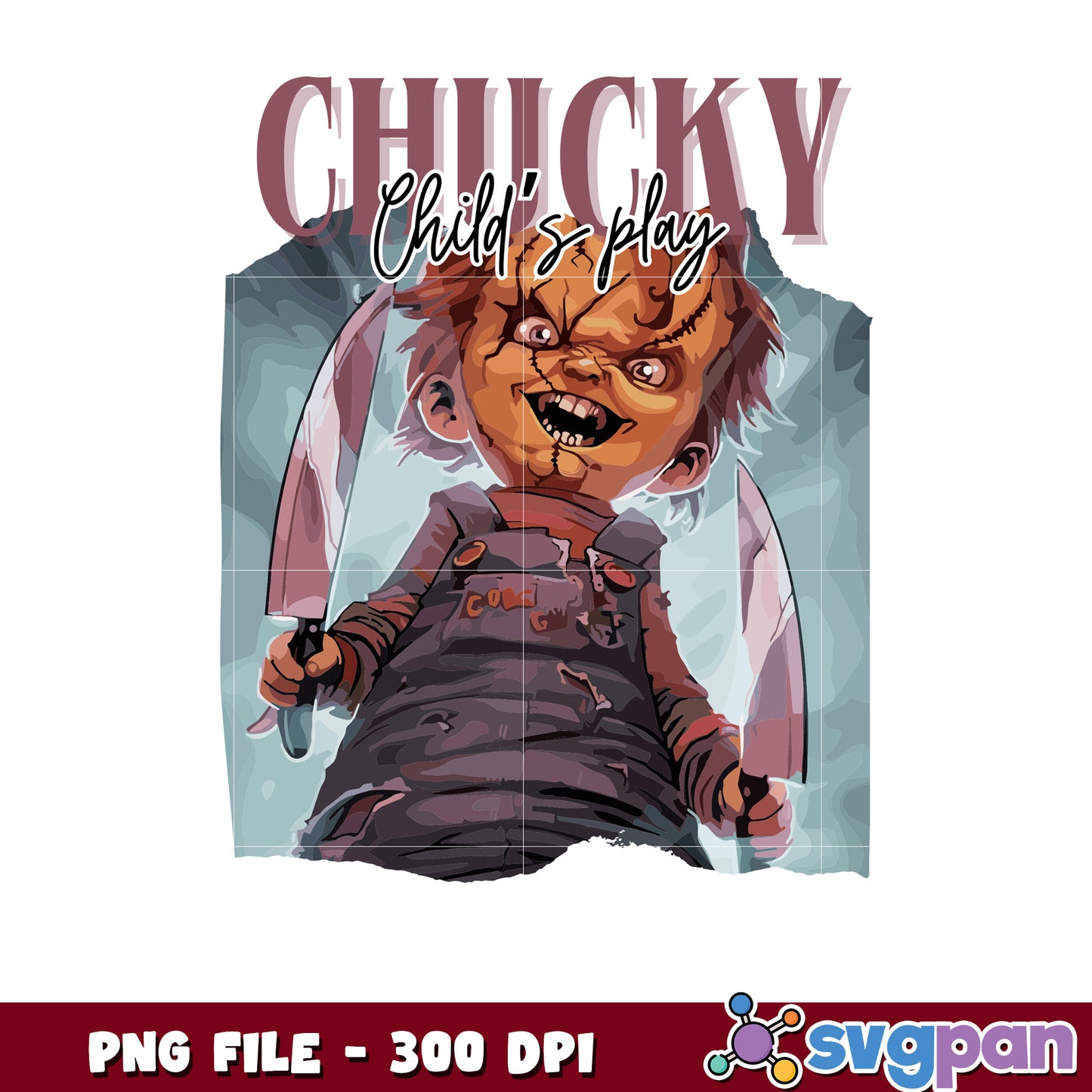 Chukcy child's play png, halloween decorations png, halloween costumes png