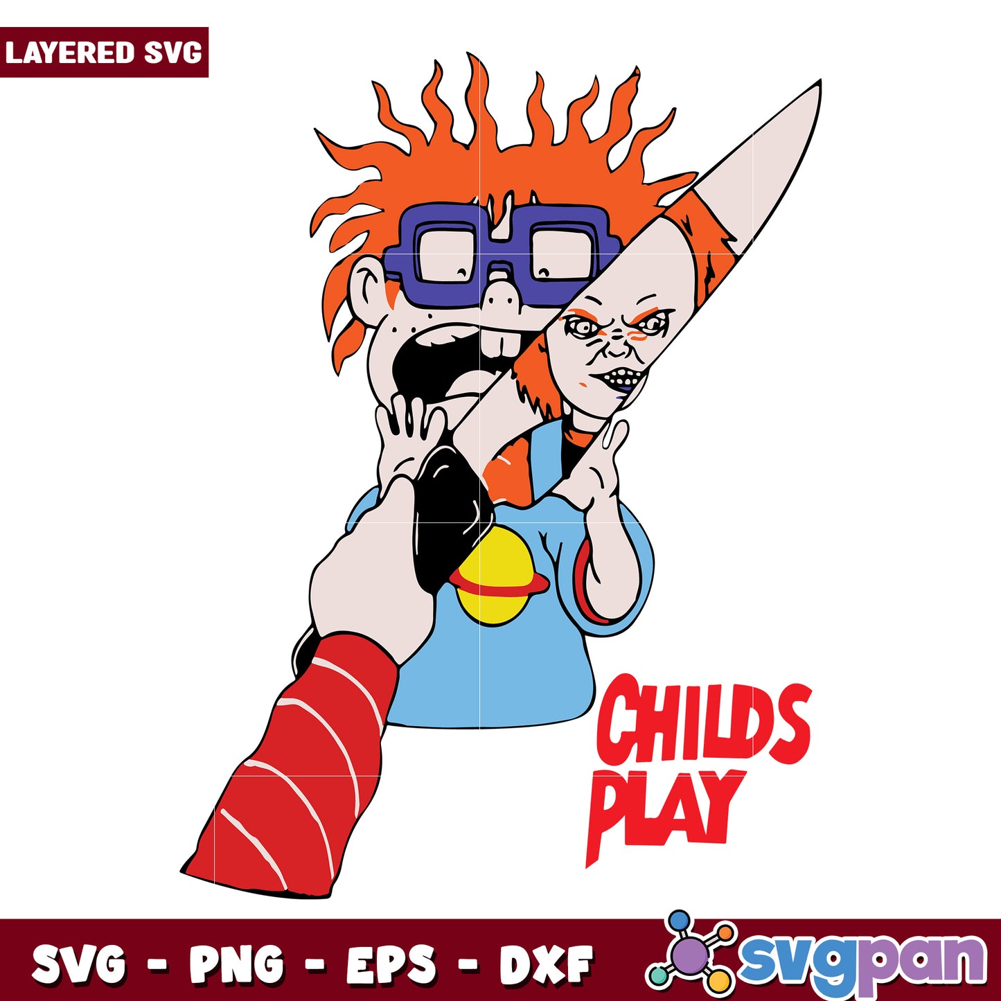 Chukcy scary killer halloween svg, halloween horror nights svg, spooky halloween svg