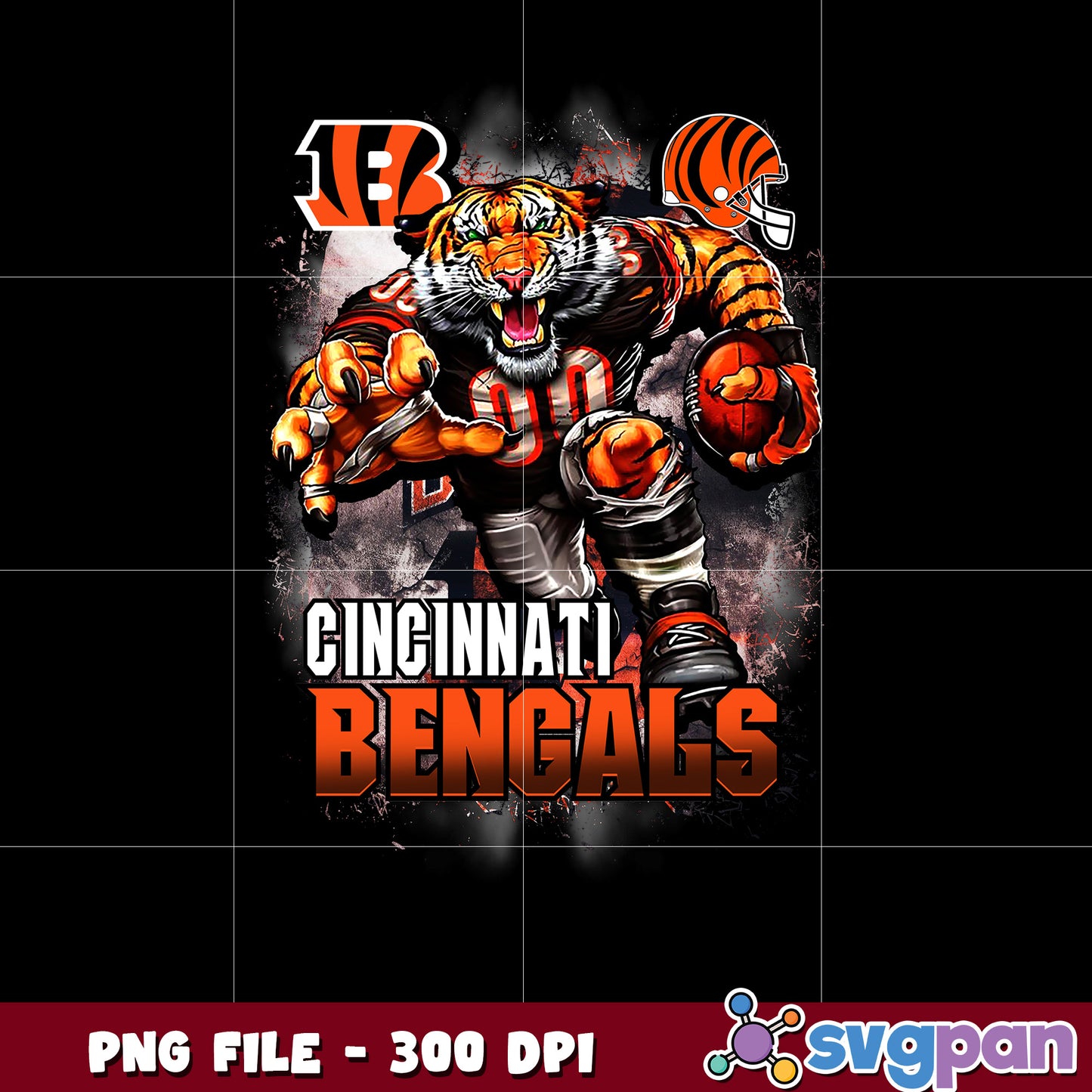 Cincinnat bengals logo helmet and mascot png, super bowl png, american football png