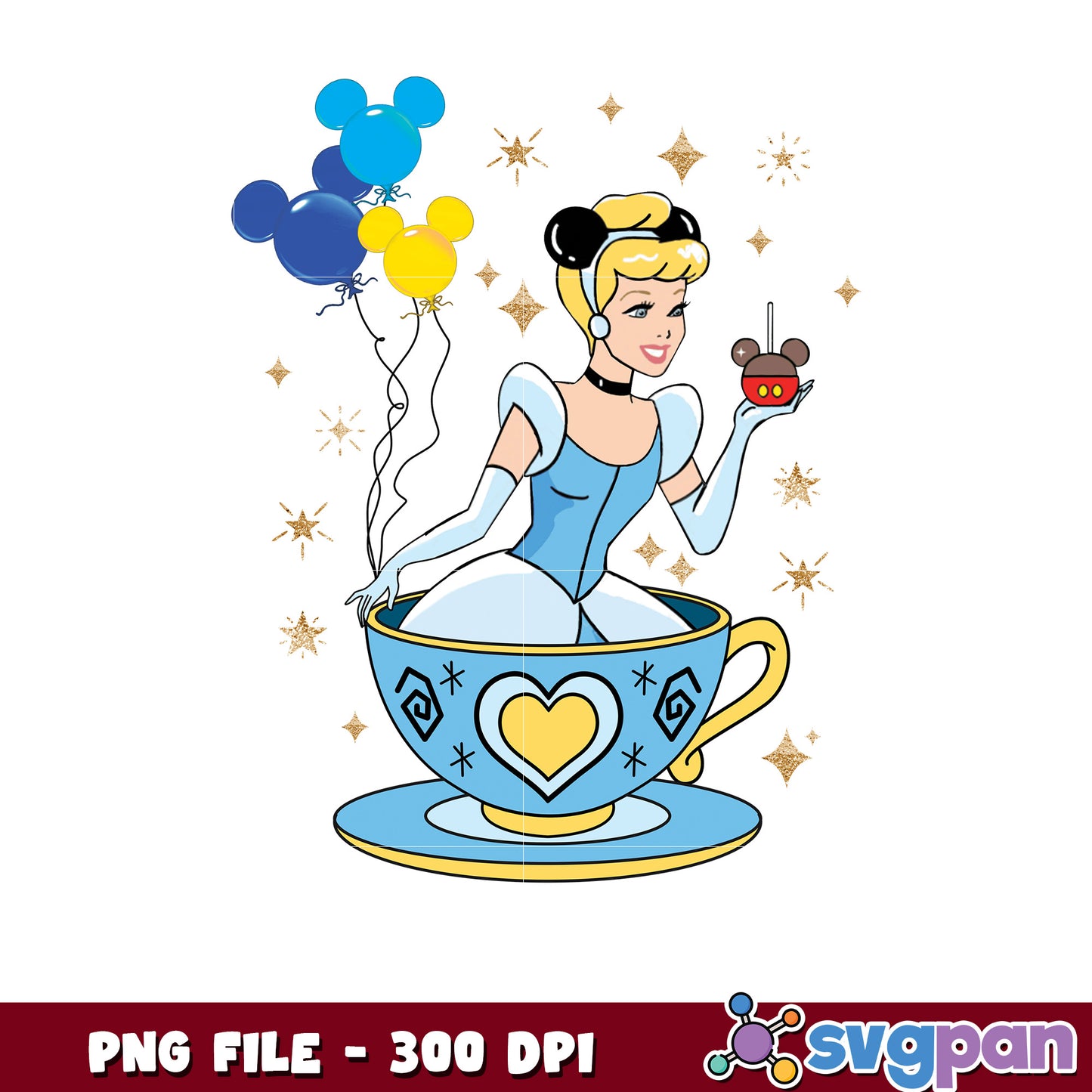 Cinderella Teacup Disney PNG