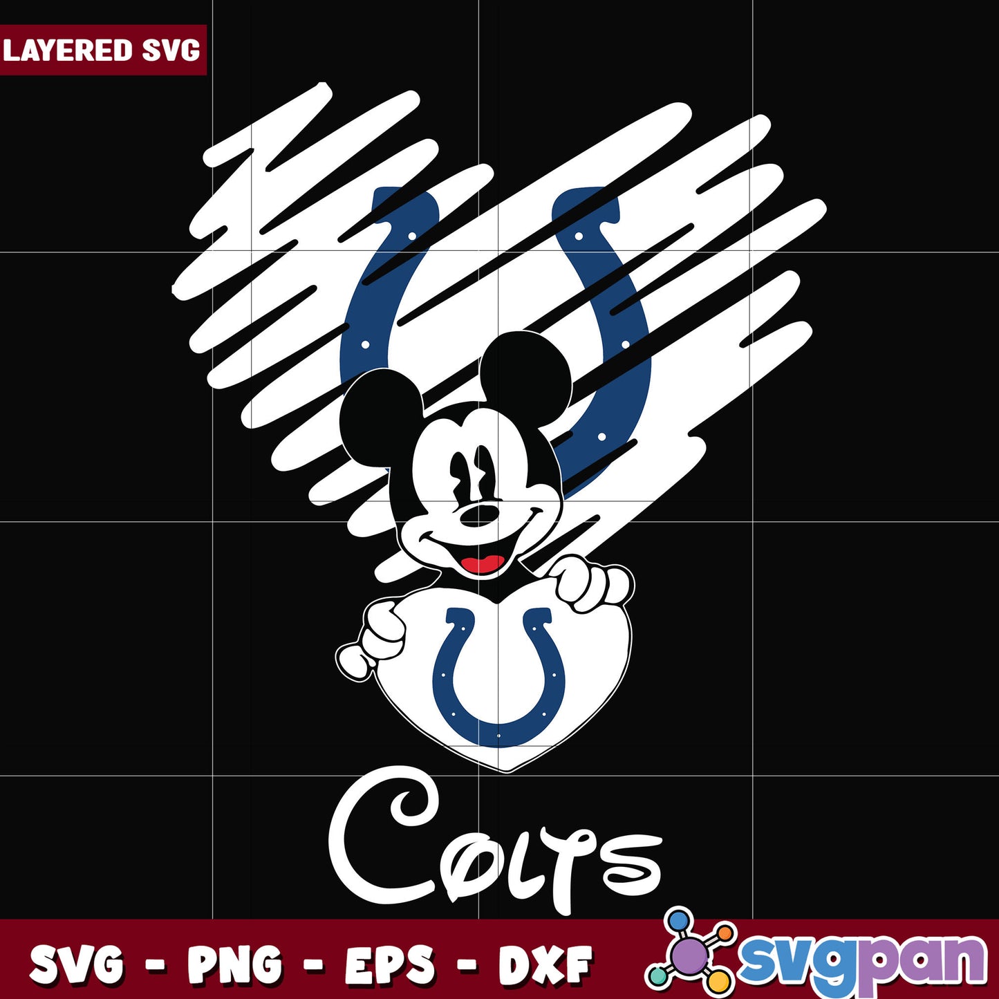 Colts heart svg, nfl games today svg, american football league svg