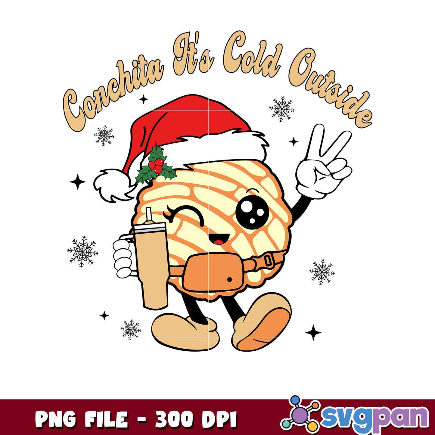 Conchita it's cold cutside png, christmas movies png, christmas vacation png