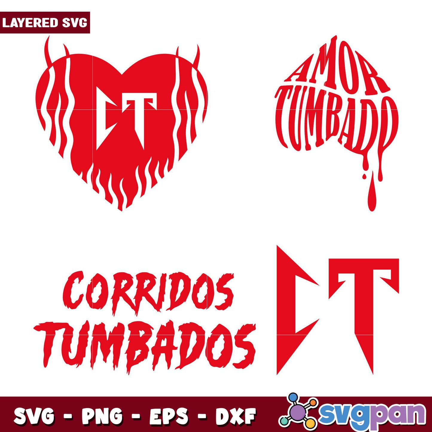 Corridos Tumbados SVG Bundle