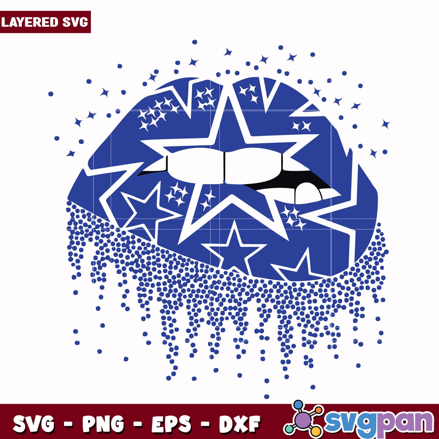 Cowboys lips svg, nfl teams svg, american rugby svg