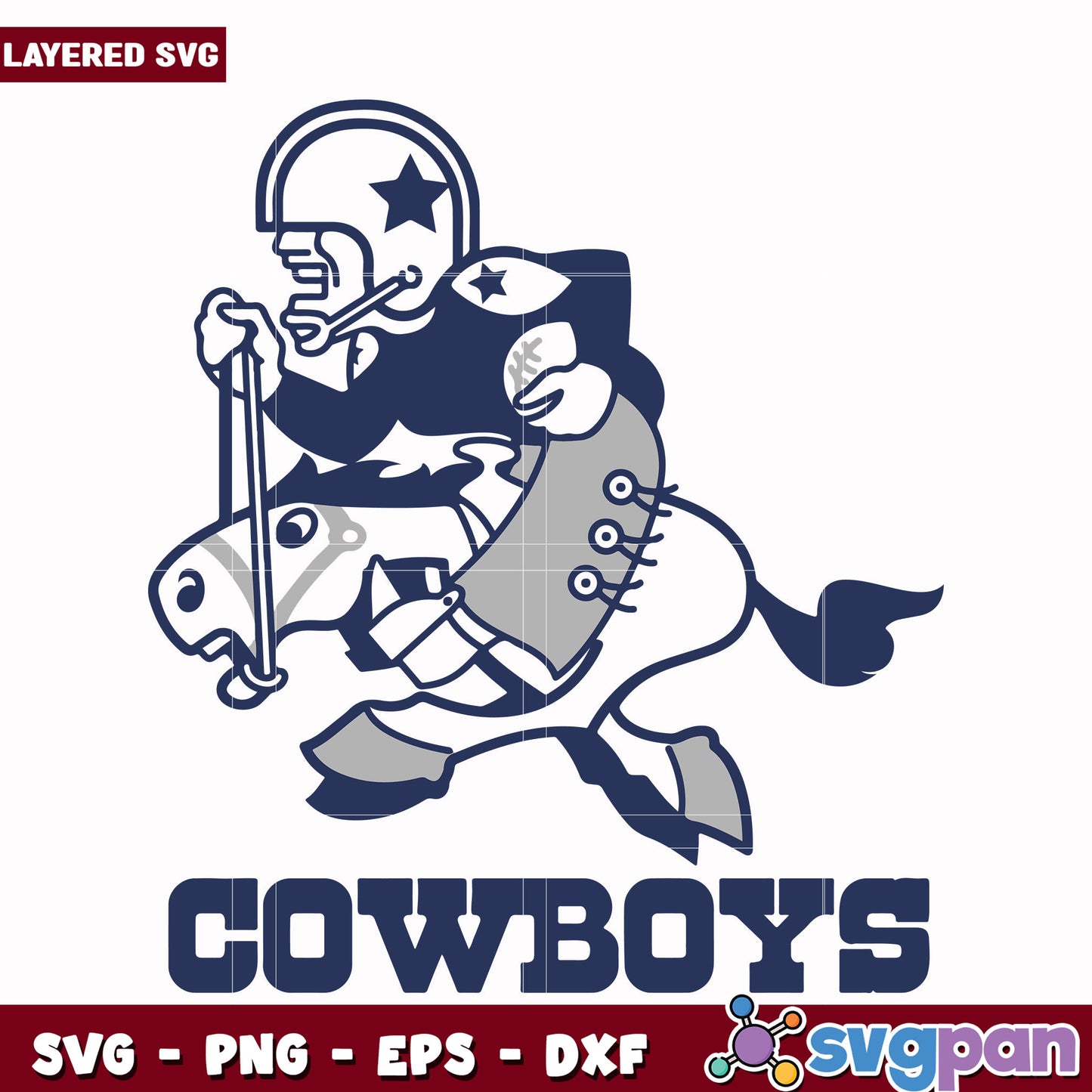 Cowboys parody svg, nfl teams svg, american rugby svg