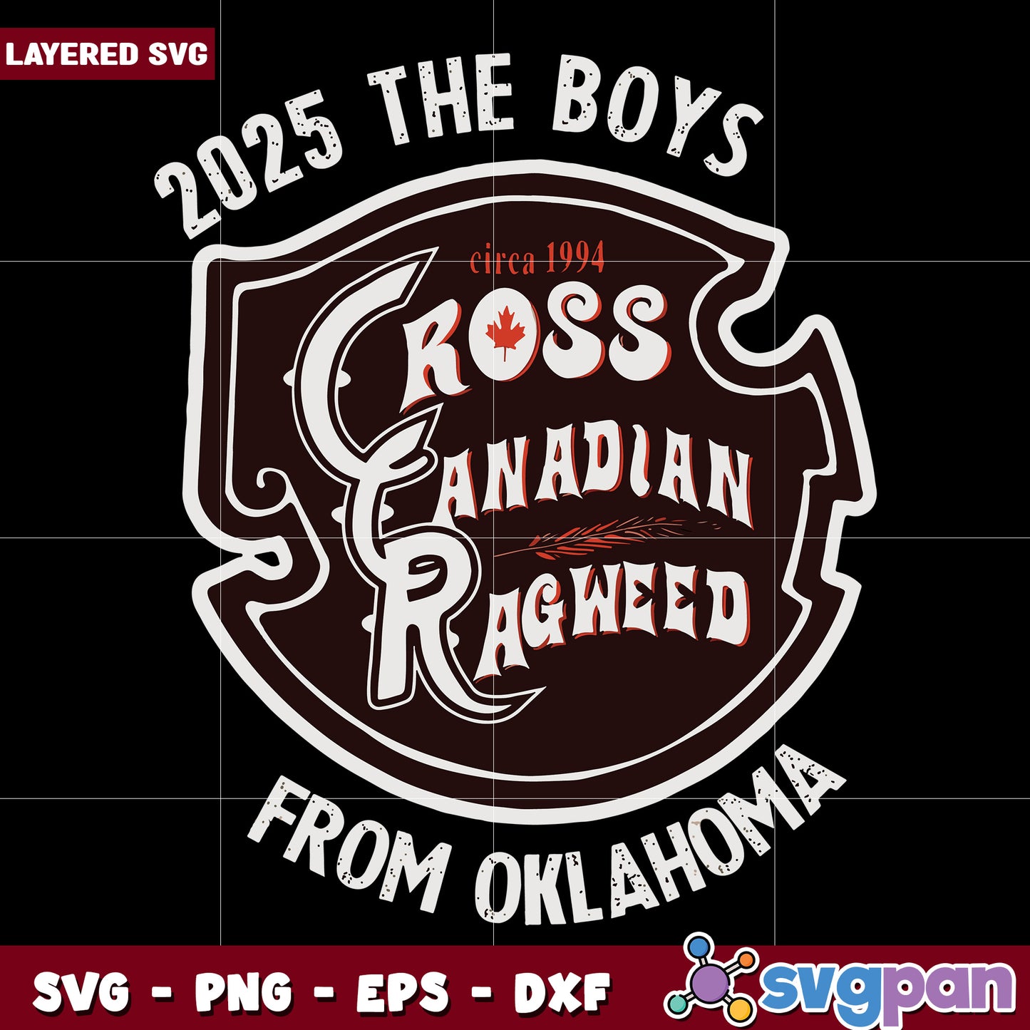 Cross canadian ragweed logo 2025 svg, Cross canadian ragweed svg