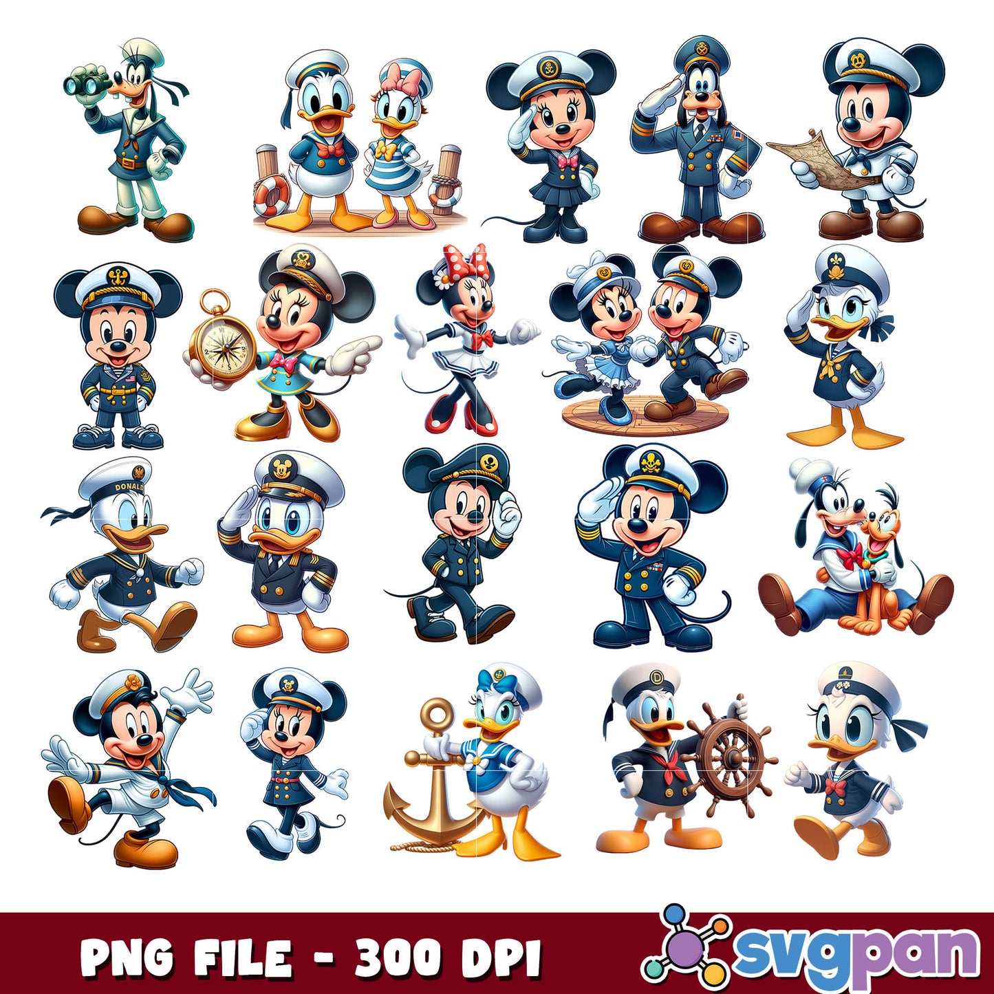 Cruise Mickey png bundle