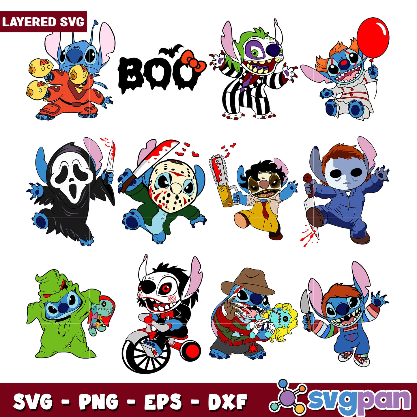 Cute Halloween SVG Bundle with Fun Characters 2023
