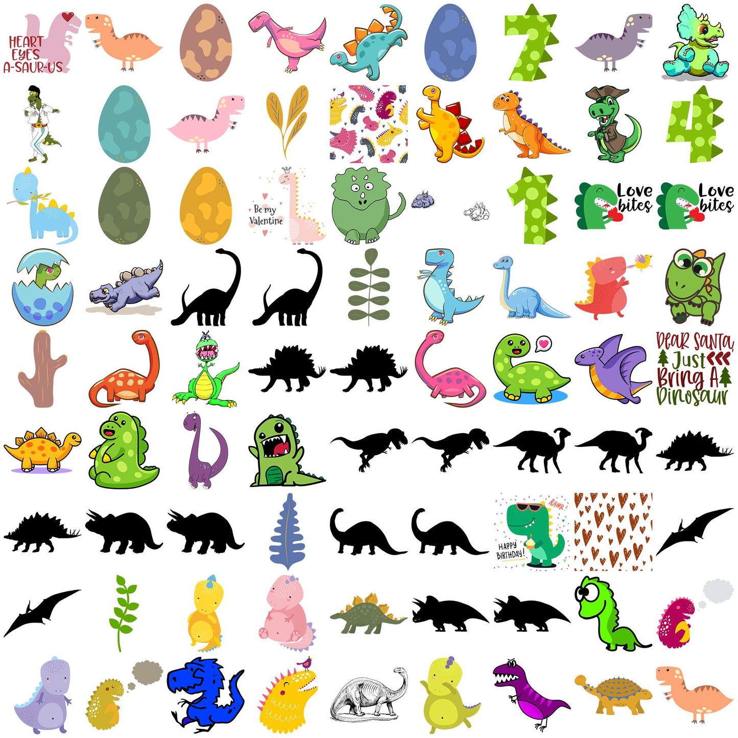 Cute dinosaur svg bundle, dinosaurs svg, dinosaur world svg