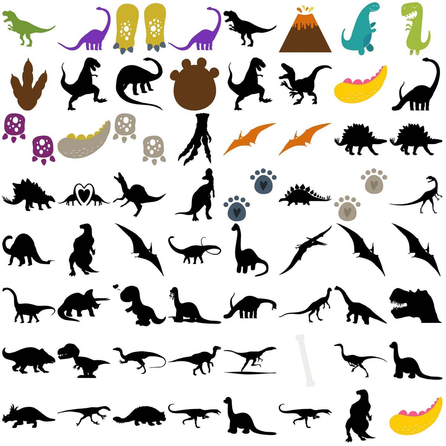 Cute dinosaur svg bundle, dinosaurs svg, dinosaur world svg