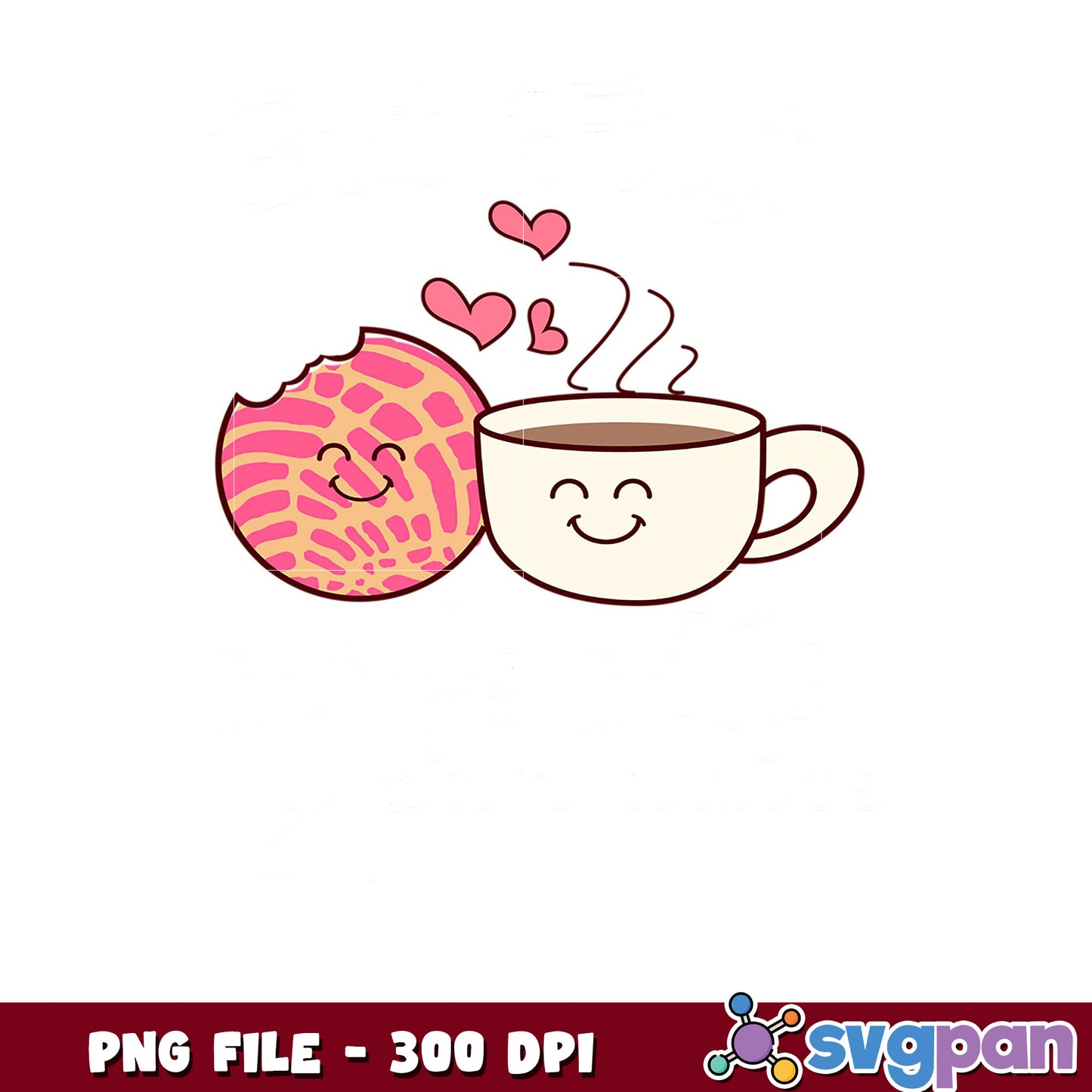 Cute donut and coffee cup illustration, perfect for designs