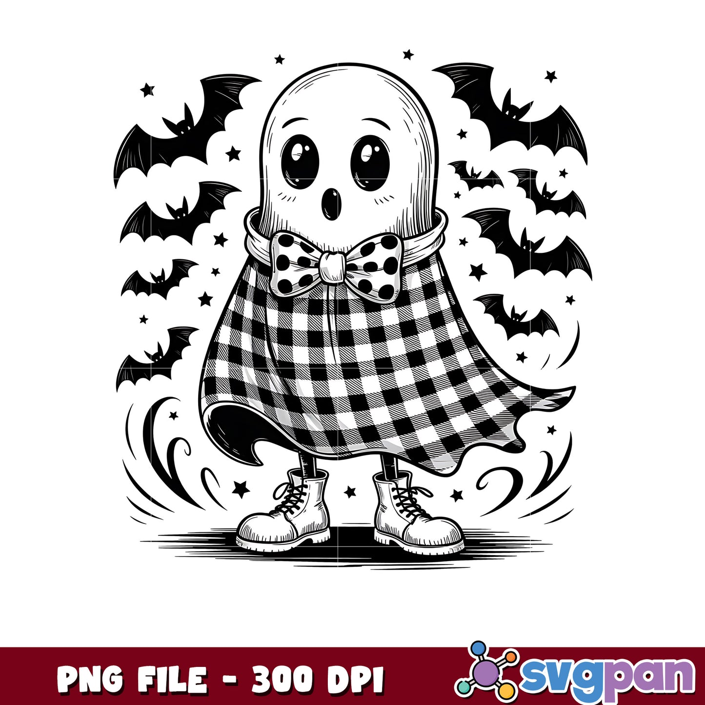 Cute ghost design png, halloween holiday, halloween candy png