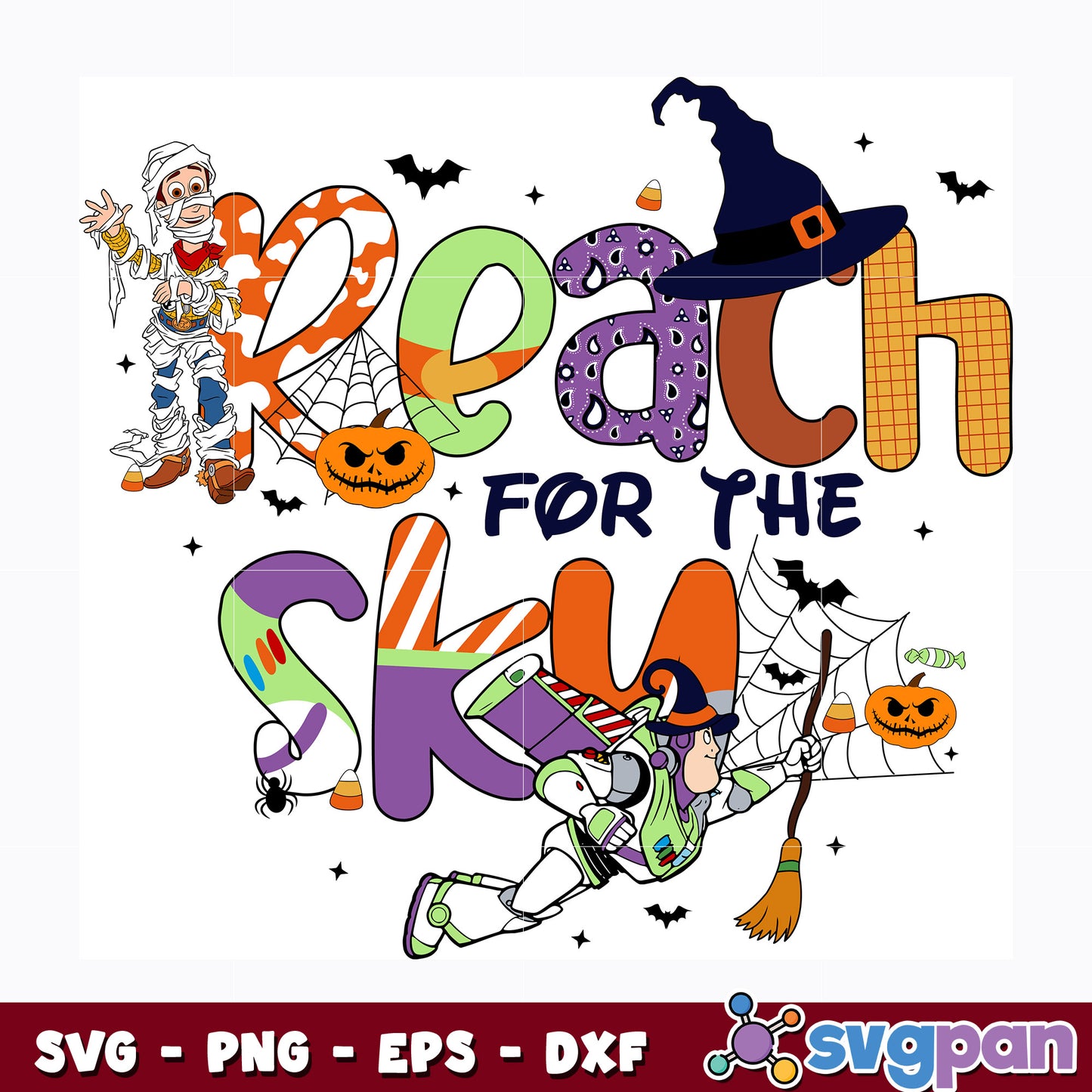 Toy Story Halloween Svg, You've Got A Friend In Me Svg