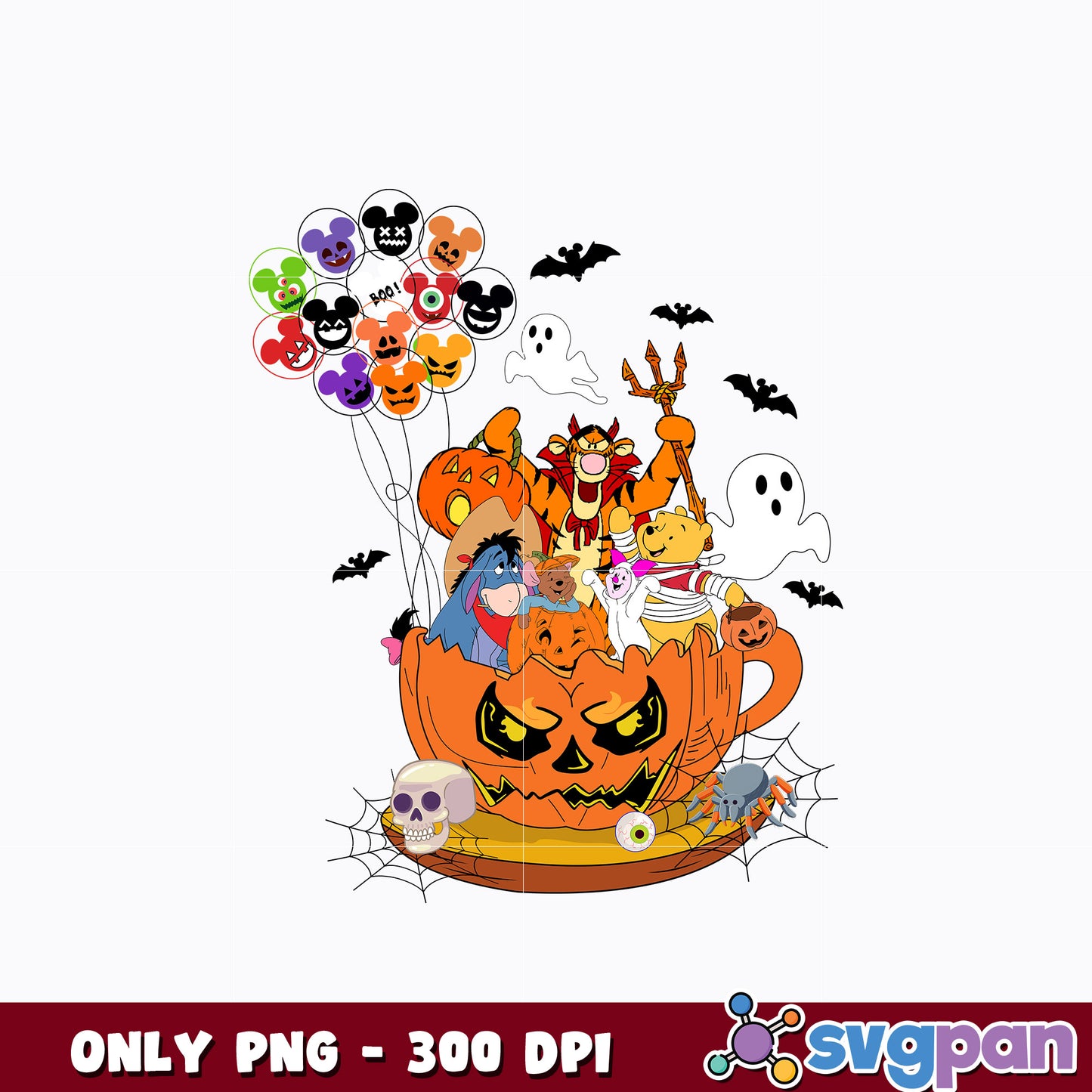 Winnie The Pooh Halloween Png
