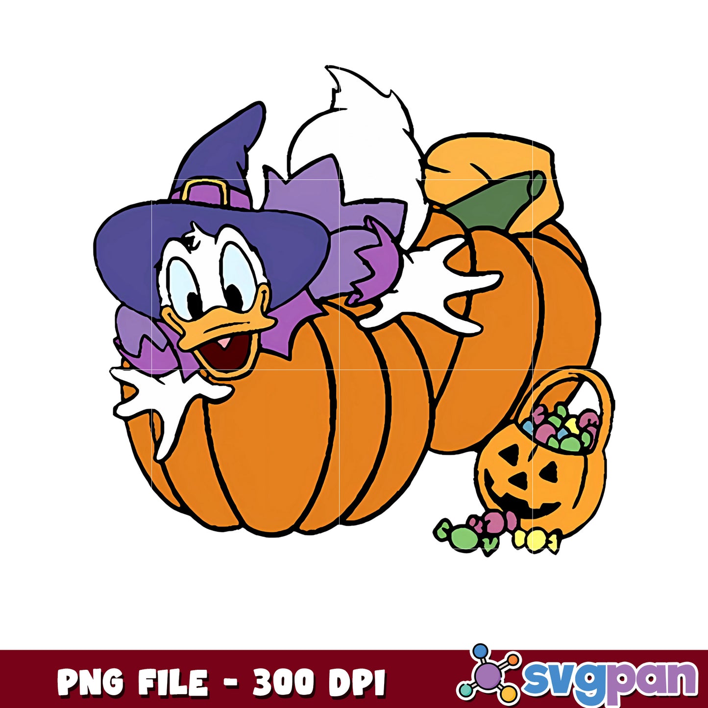 Daisy pumpkin png, halloween decor png, halloween pumpkin png