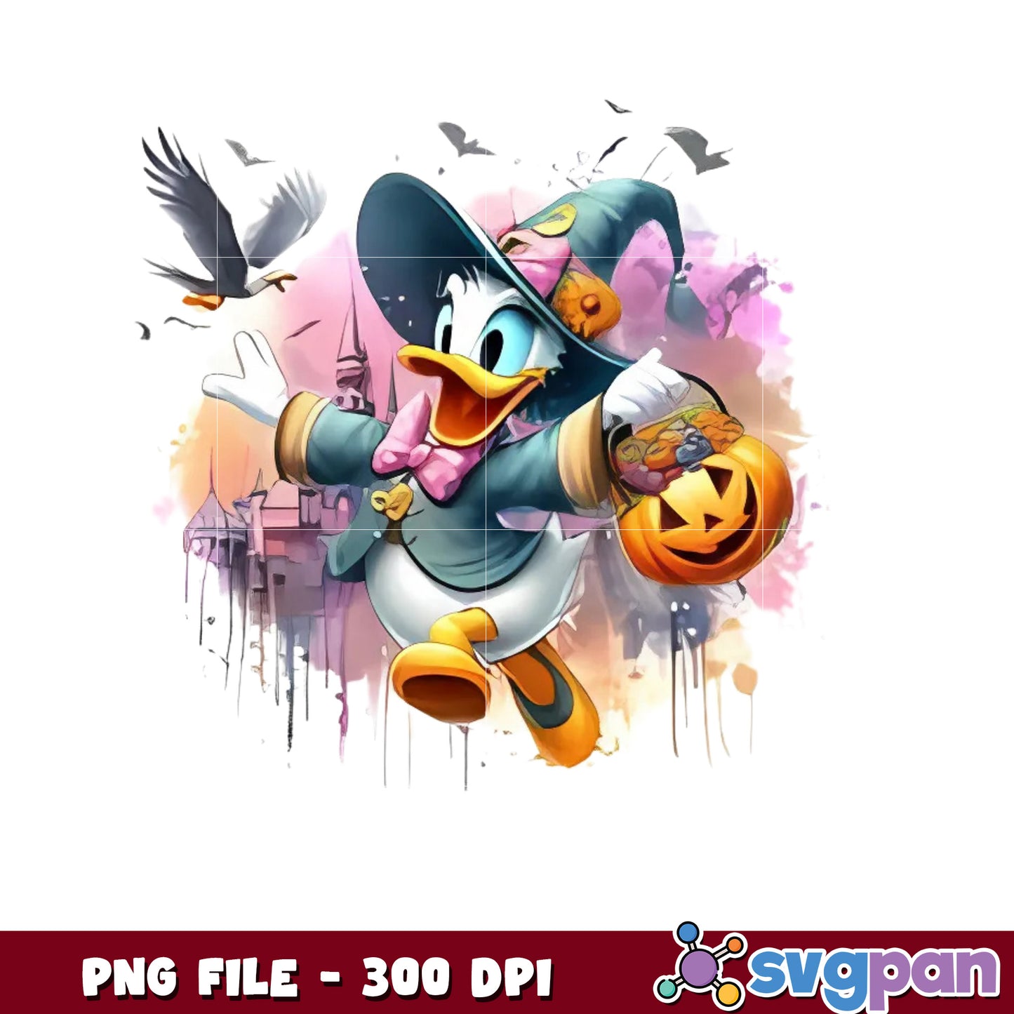 Daisy witch png, disney halloween png, halloween time png