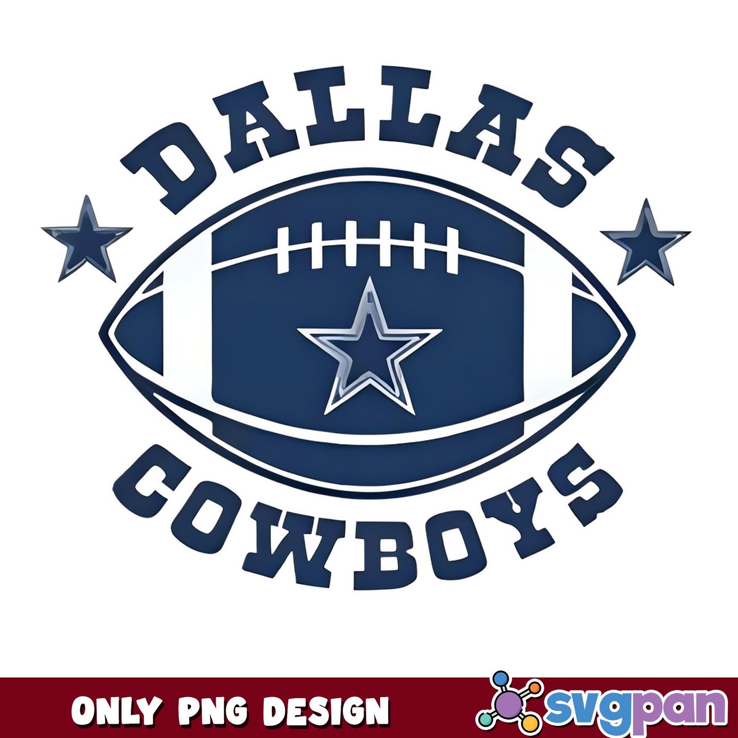 Dallas Cowboys PNG, Football Team Shirt Design, NFL PNG