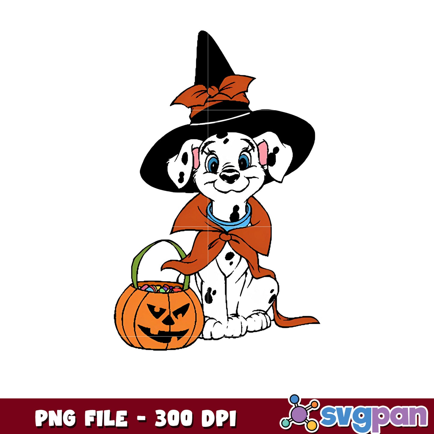 Dalmatian dog png, halloween characters png, halloween png