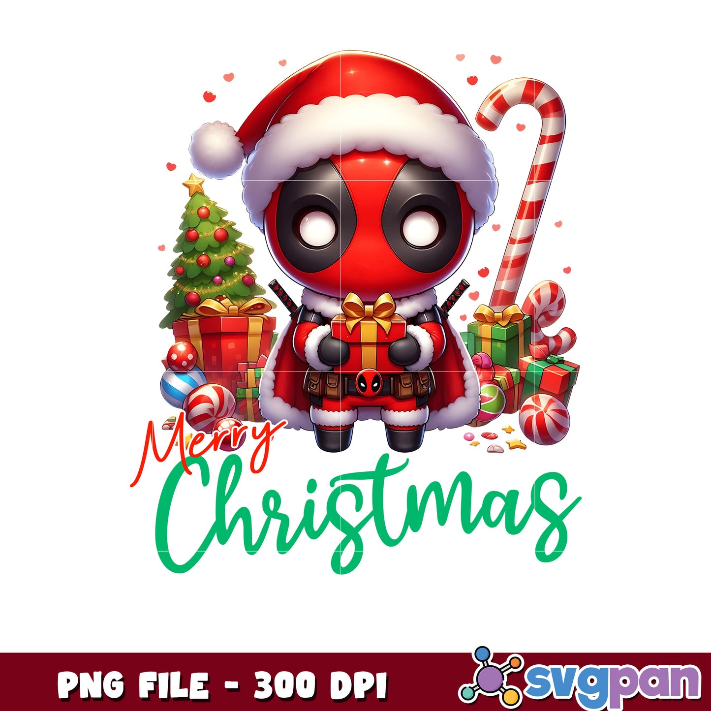 Deadpool png, last christmas png, spirit christmas png
